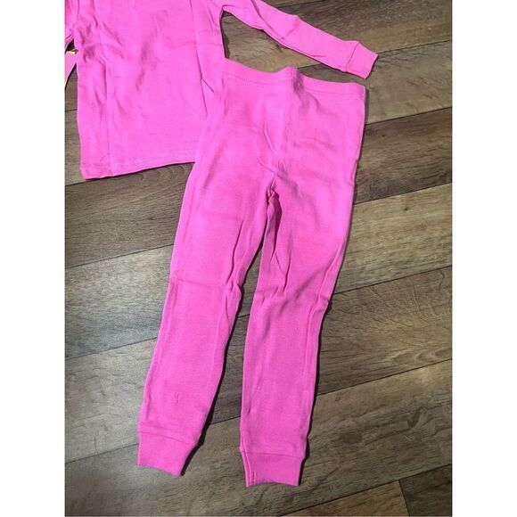 Komar Kids Pink Skeleton Glow In The Dark 2pc Jammy Set Girls 2T NEW - Picture 8 of 9